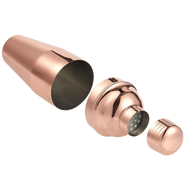 Stainless Steel Copper Plated Cocktail Shaker