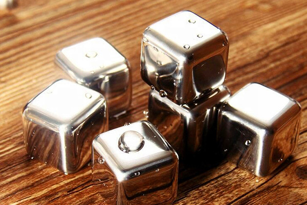 Stainless Steel Resusable Square Shape Ice Cube